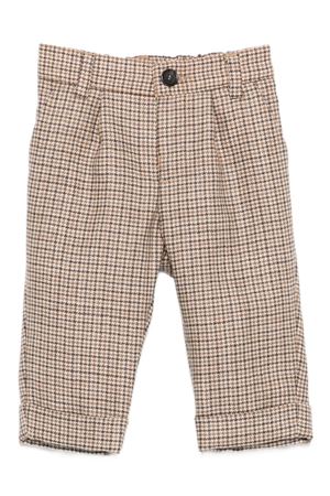 pantalone in cotone beige FENDI KIDS | BMF259AYMBF0QU5